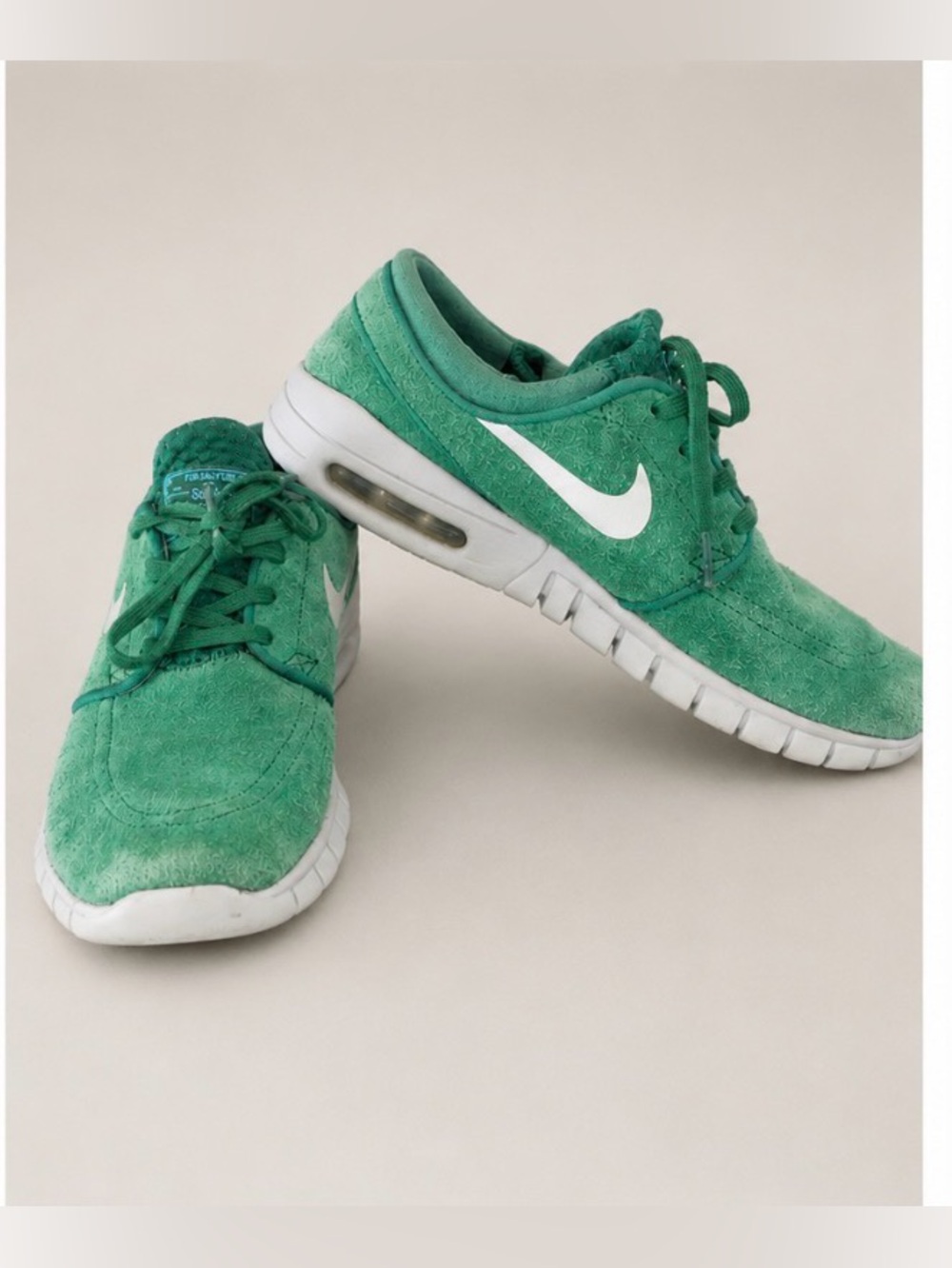 NIKE SB JANOSKI MAX L GORGE GREEN SKATEBOARDING US 7 EU 40 UK 6 VG Condition